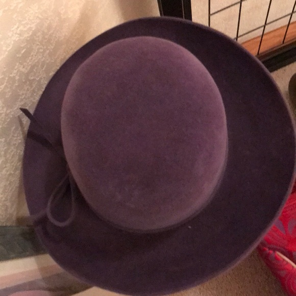 BORSALINO ITALIAN LAVENDER PURPLE HAT 22 1/2- NWOT - Picture 3 of 8